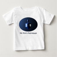 Mi primer Chanukkah Shiny Blue Dreidel