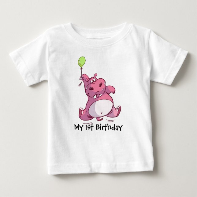 Camiseta De Bebé Mi primer cumpleaños (Anverso)