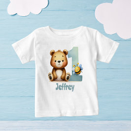 Camiseta De Bebé Mi primer cumpleaños Buddy Tee