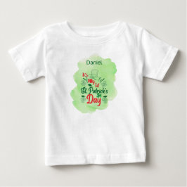 Camiseta De Bebé Mi Primer Día De Los Patrones Personalizado