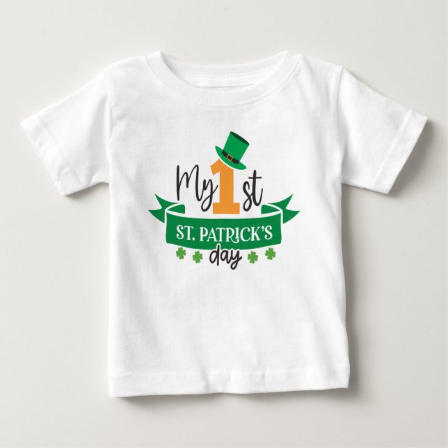 Camiseta De Bebé Mi primer Día de San Patricio (Anverso)