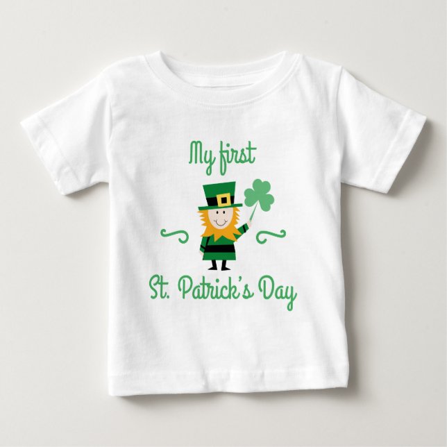 Camiseta De Bebé Mi primer Día de San Patricio (Anverso)