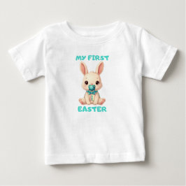 Camiseta De Bebé Mi primer Domingo de Pascua – Conejo bebé lindo co