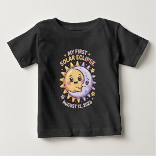 Camiseta De Bebé Mi Primer Eclipse Solar 12 de Agosto de 2026 Astro