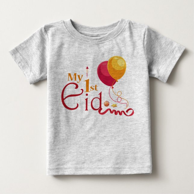Camiseta De Bebé Mi primer Eid (Anverso)