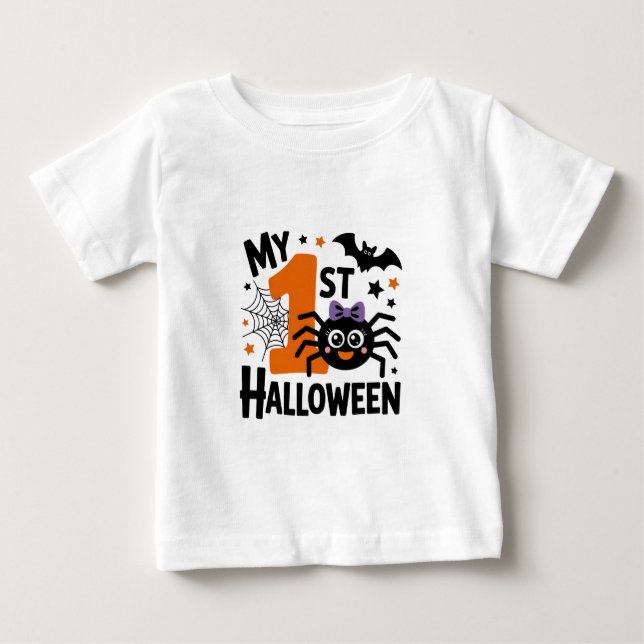 Camiseta De Bebé Mi Primer Halloween (Anverso)