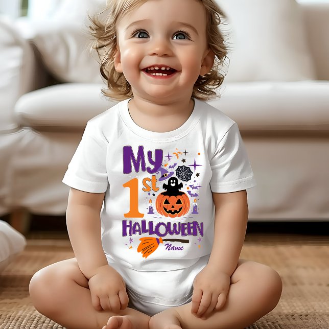 Camiseta De Bebé Mi primer Halloween Cumpkin Fundido (Subido por el creador)