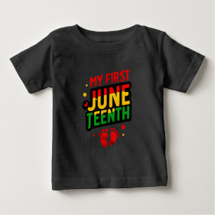 Camiseta De Bebé Mi Primer Juneteenth