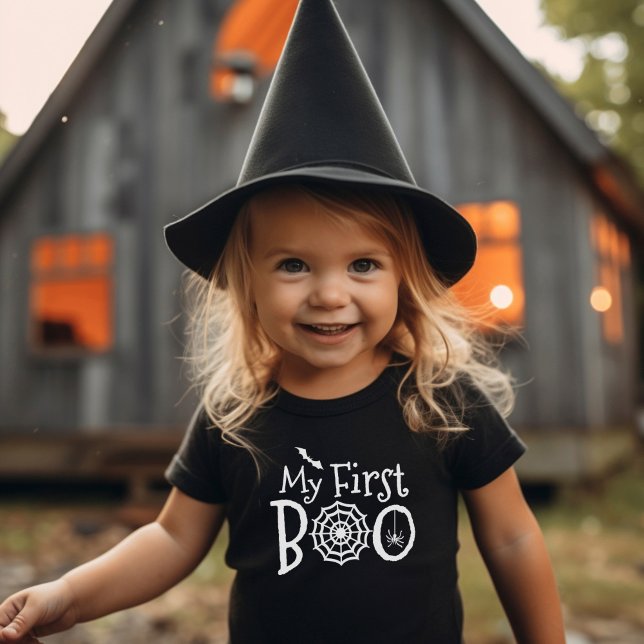 Camiseta De Bebé Mi primer niño de Boo Halloween (My first boo - halloween shirt for toddlers)