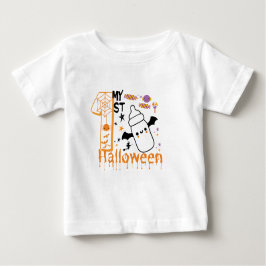 Camiseta De Bebé mi primer personalizado de bebé de halloween