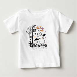 Camiseta De Bebé mi primer personalizado de bebé de halloween