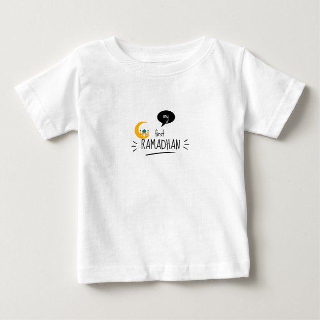 Camiseta De Bebé Mi primer Ramadán (Anverso)