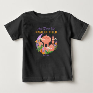 Camiseta De Bebé Mi primer regalo personalizado de Eid