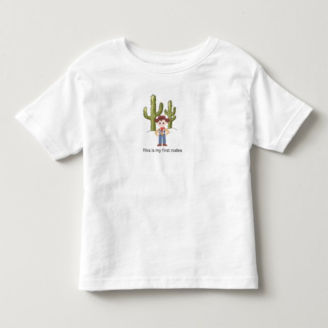 Camiseta De Bebé Mi primer rodeo (Anverso)