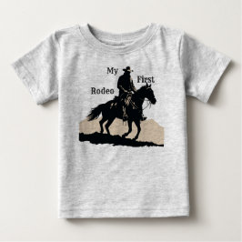 Camiseta de bebé 'Mi Primer Rodeo' para cumpleaños