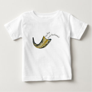 Camiseta De Bebé Mi primer Rosh Hashanah Shofar Baby Shirt