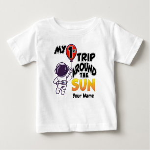 Camiseta De Bebé Mi Primer Viaje Alrededor Del Sol