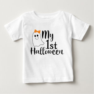 Camiseta De Bebé Mi primera bebé de Halloween es una niña fantasma
