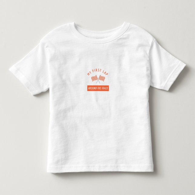 CAMISETA DE BEBÉ MI PRIMERA COPA ALREDEDOR DE LA PISTA (Anverso)