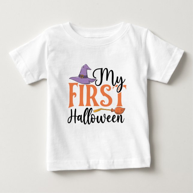 Camiseta De Bebé Mi primera Halloween (Anverso)