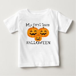 Camiseta De Bebé Mi primera halloween de equipo