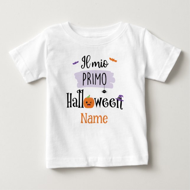 Camiseta De Bebé Mi primera Halloween - Halloween Il Mio Primo (Anverso)