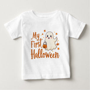 Camiseta De Bebé Mi primera Halloween - Niños con diseño de fantasm