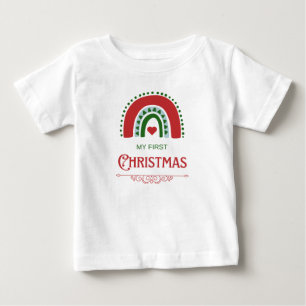 Camiseta De Bebé Mi primera Navidad