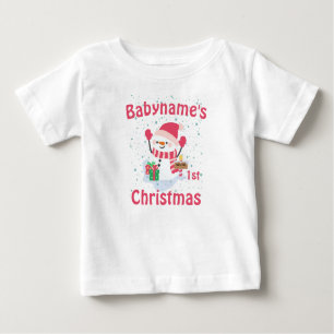 Camiseta De Bebé Mi Primera Navidad con nombres adorables hombres d