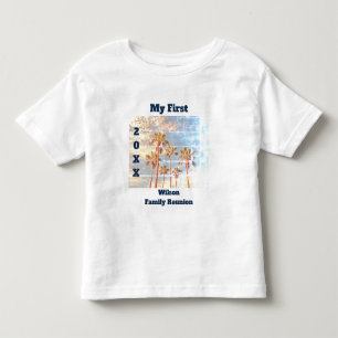 Camiseta De Bebé Mi primera Reunión Familiar Fadefada Foto Isla Vin