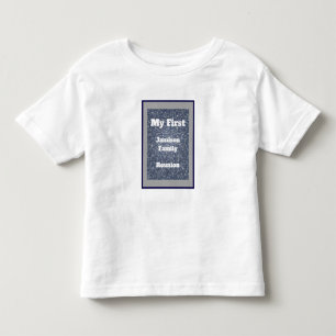 Camiseta De Bebé Mi primera reunión familiar Keepsake del mosaico a