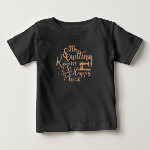 Camiseta De Bebé Mi Salón De Acogida Es Mi Lugar Feliz - Aterrador