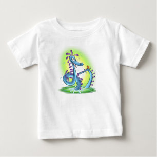 Camiseta De Bebé MI SERPIENTE MARINA de Jeff Willis Art