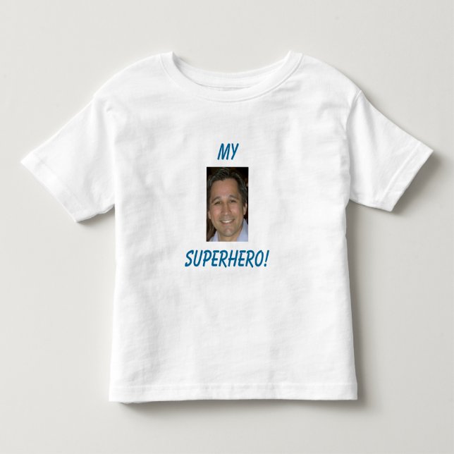 Camiseta De Bebé ¡Mi, super héroe! - Modificado para requisitos (Anverso)