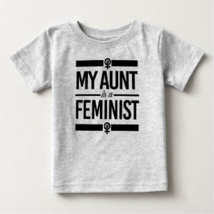 Camiseta De Bebé Mi tía es feminista —