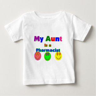 Camiseta De Bebé "Mi tía es los regalos de los niños farmacéutic