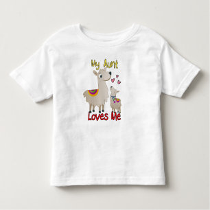 Camiseta De Bebé Mi tía me ama a mí llama