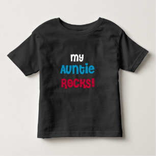 Camiseta De Bebé Mi tía Rocks