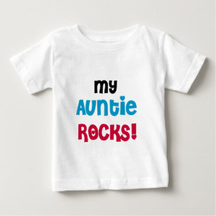 Camiseta De Bebé Mi tía Rocks