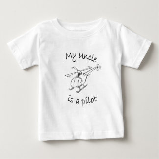 Camiseta De Bebé Mi tío es piloto