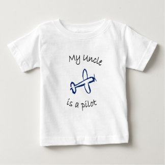 Camiseta De Bebé Mi tío es piloto