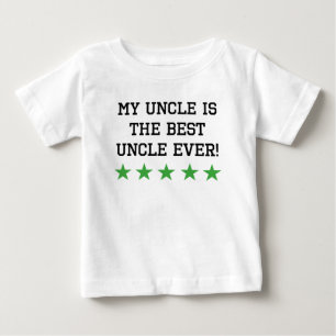 Camiseta De Bebé Mi tío Is The Best tío nunca