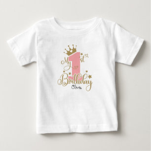Camiseta De Bebé Mi traje de bebé de primer cumpleaños