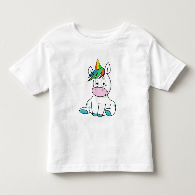 Camiseta De Bebé Mi unicornio lindo (Anverso)