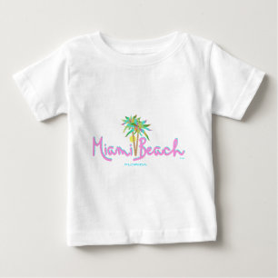 Camiseta De Bebé Miami Beach Pam's