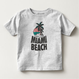 Camiseta De Bebé Miami Beach Tee