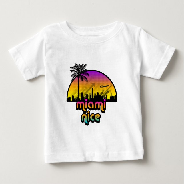 Camiseta De Bebé Miami Niza (Anverso)