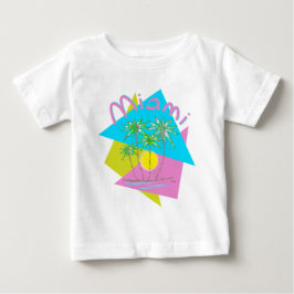 Camiseta De Bebé Miami Palms Sun