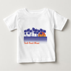 Camiseta De Bebé Miami South Beach