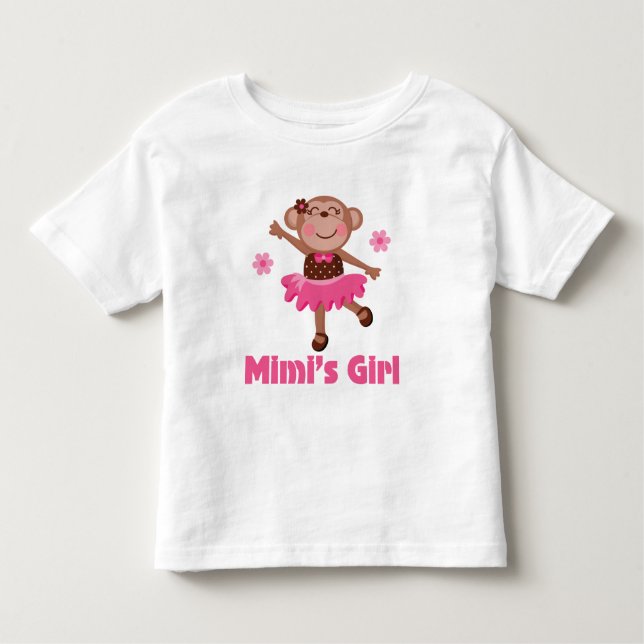 Camiseta De Bebé Mías Chica Mono (Anverso)